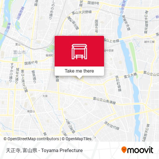 天正寺 map