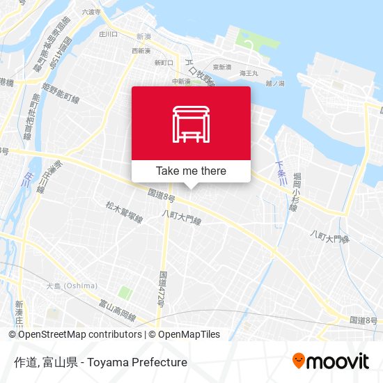 作道 map