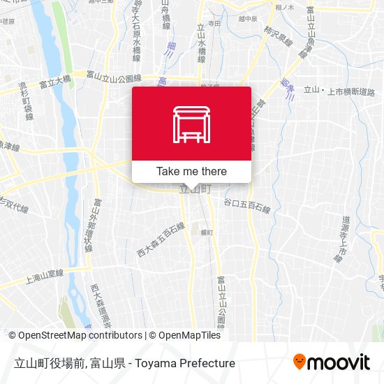 立山町役場前 map