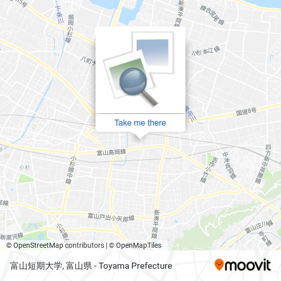 富山短期大学 map