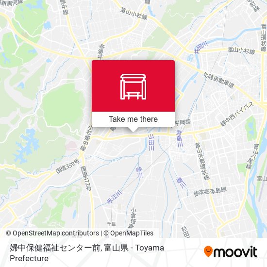婦中保健福祉センター前 map