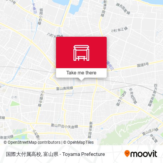 国際大付属高校 map