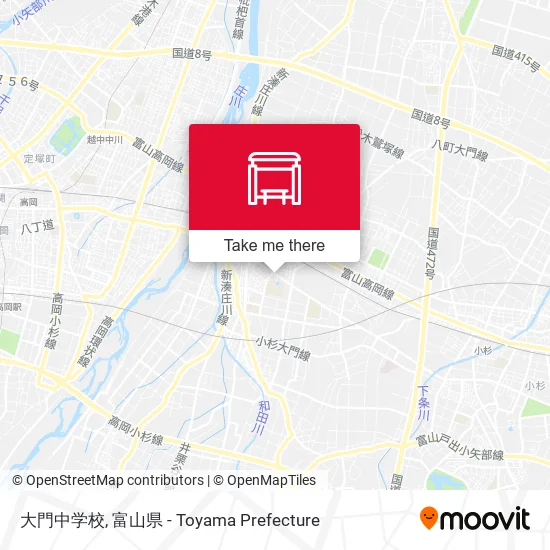 大門中学校 map