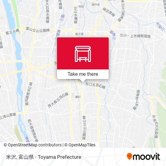 米沢 map
