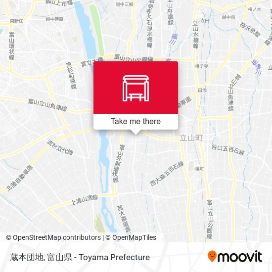蔵本団地 map