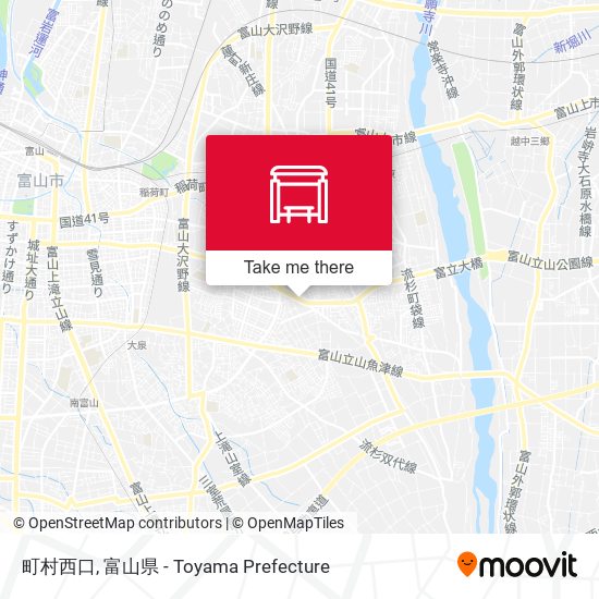 町村西口 map