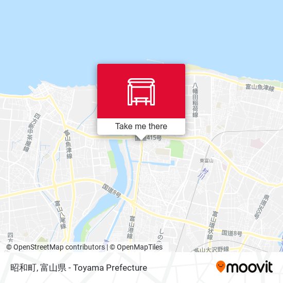 昭和町 map