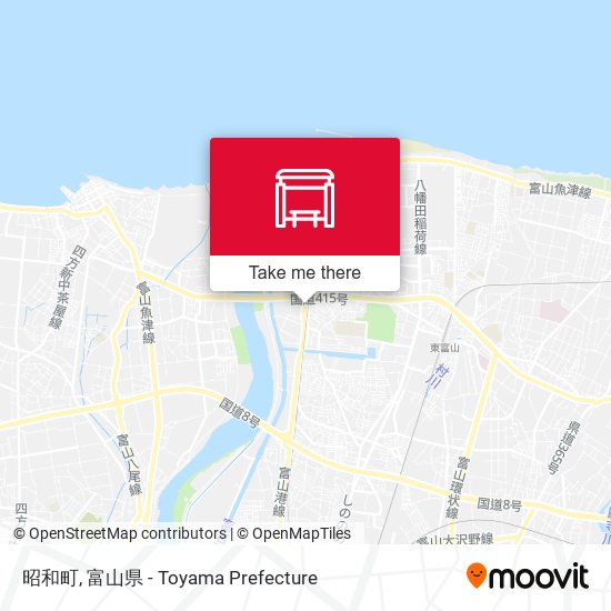 昭和町 map
