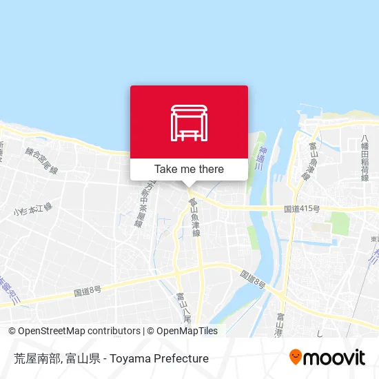 荒屋南部 map