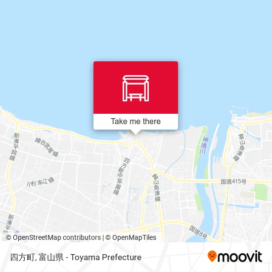 四方町 map