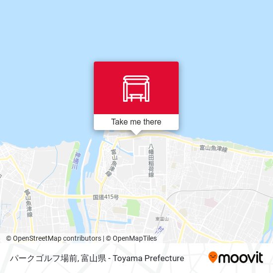 パークゴルフ場前 map