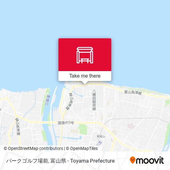 パークゴルフ場前 map