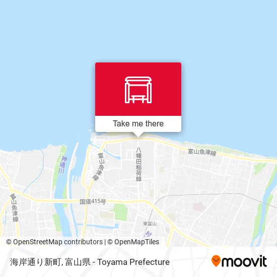 海岸通り新町 map