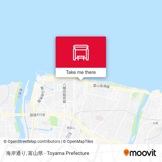 海岸通り map