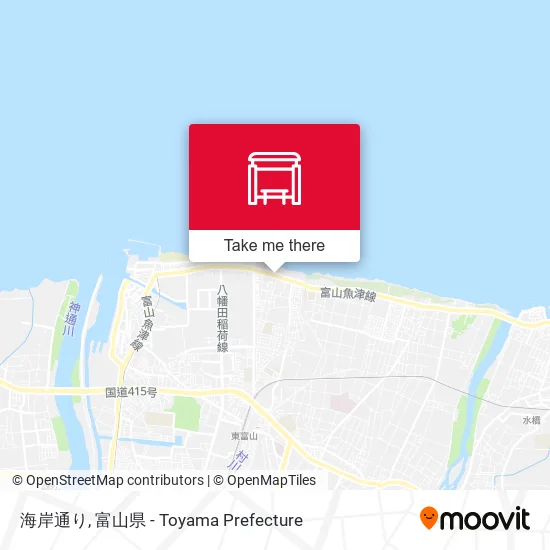 海岸通り map