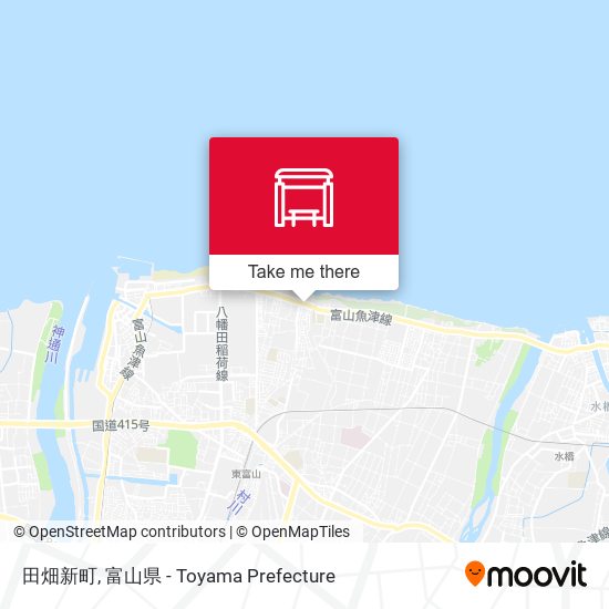 田畑新町 map