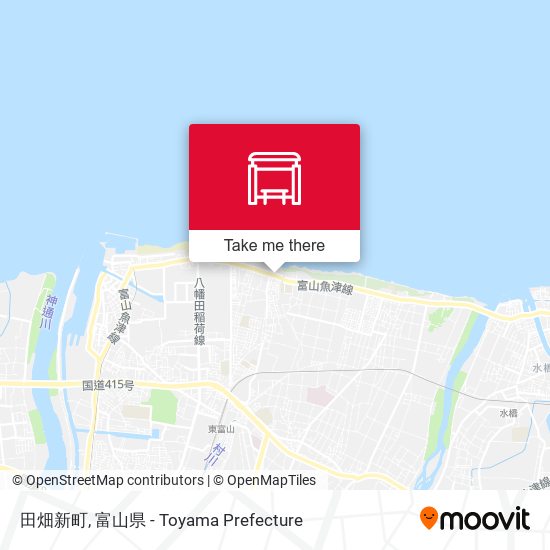 田畑新町 map
