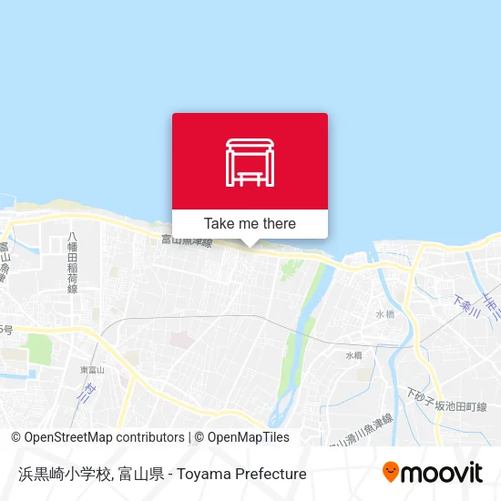浜黒崎小学校 map