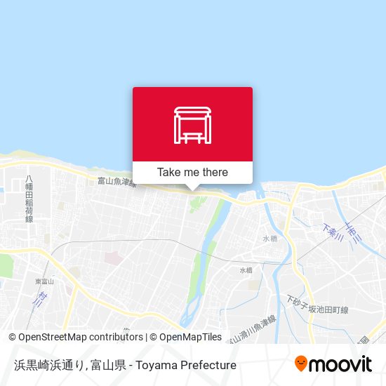 浜黒崎浜通り map