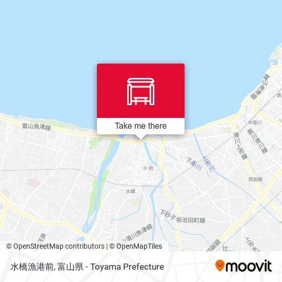 水橋漁港前 map