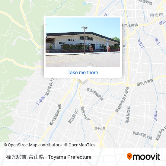 福光駅前 map