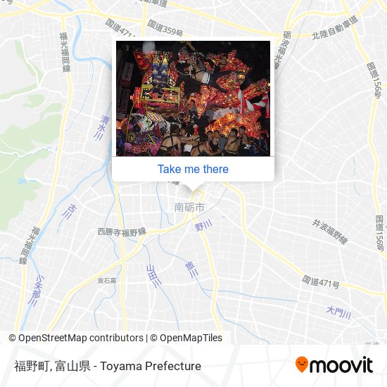 福野町 map