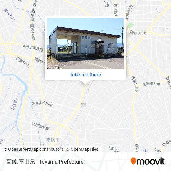 高儀 map