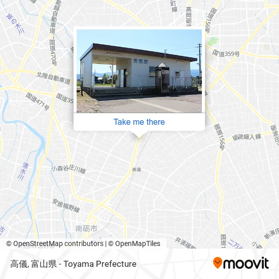 高儀 map
