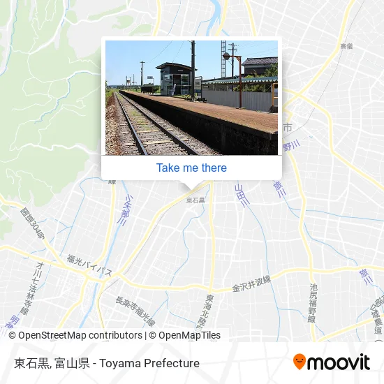 東石黒 map