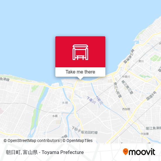 朝日町 map