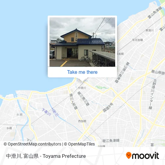 中滑川 map