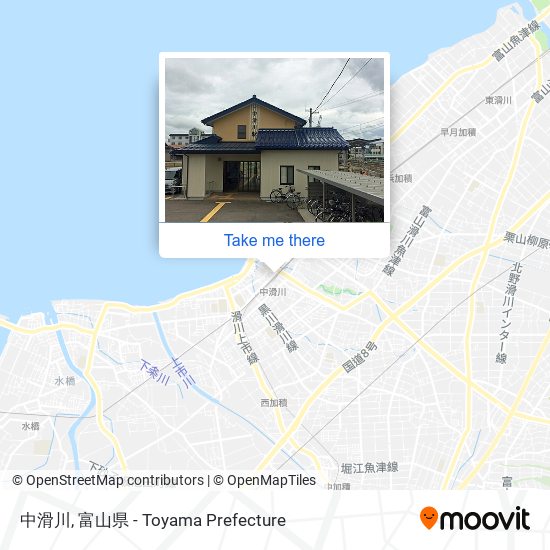 中滑川 map
