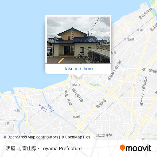 晒屋口 map