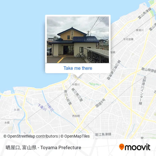 晒屋口 map