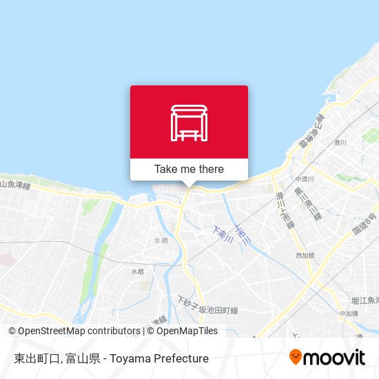 東出町口 map
