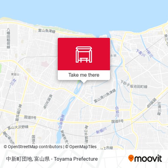 中新町団地 map