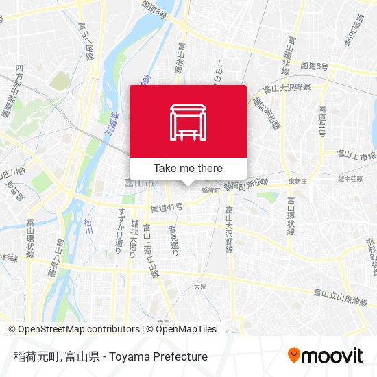稲荷元町 map