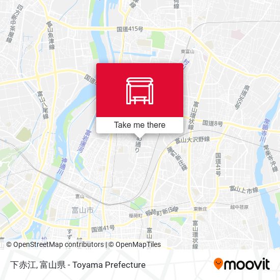 下赤江 map