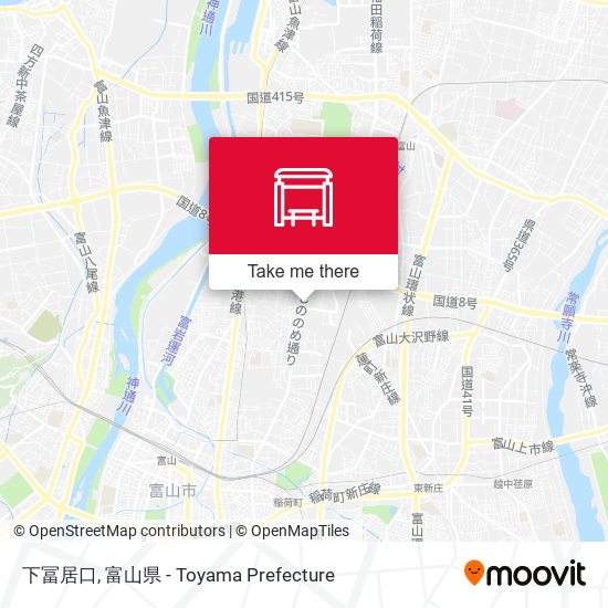 下冨居口 map