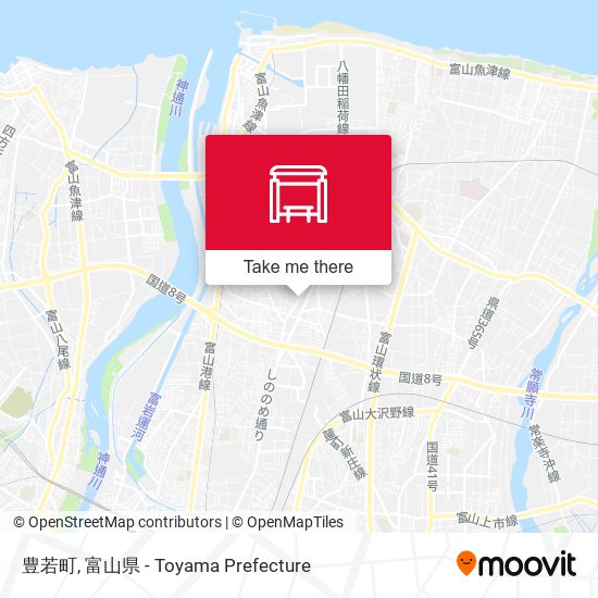 豊若町 map