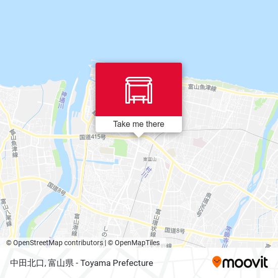 中田北口 map