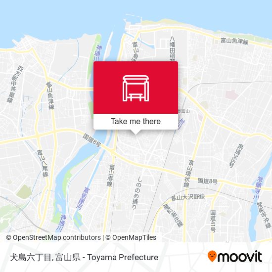 犬島六丁目 map