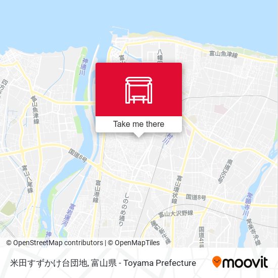 米田すずかけ台団地 map