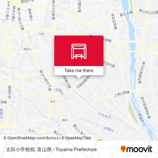 太田小学校前 map