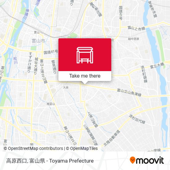 高原西口 map