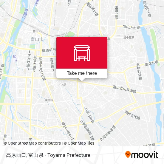 高原西口 map