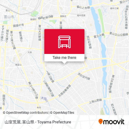 山室荒屋 map
