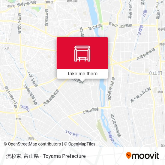 流杉東 map