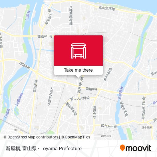 新屋橋 map
