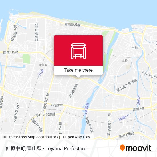針原中町 map